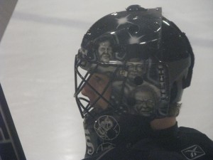 Alexander Salak Helmet Alexander Salaks Goalie Helmet