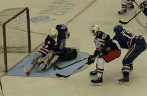 Alex Petizian Save on Chad Kolarik