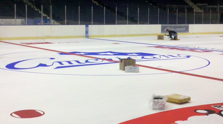 The Ice and Logos Are Down and 3rd Jerseys Unveiled Tuesday