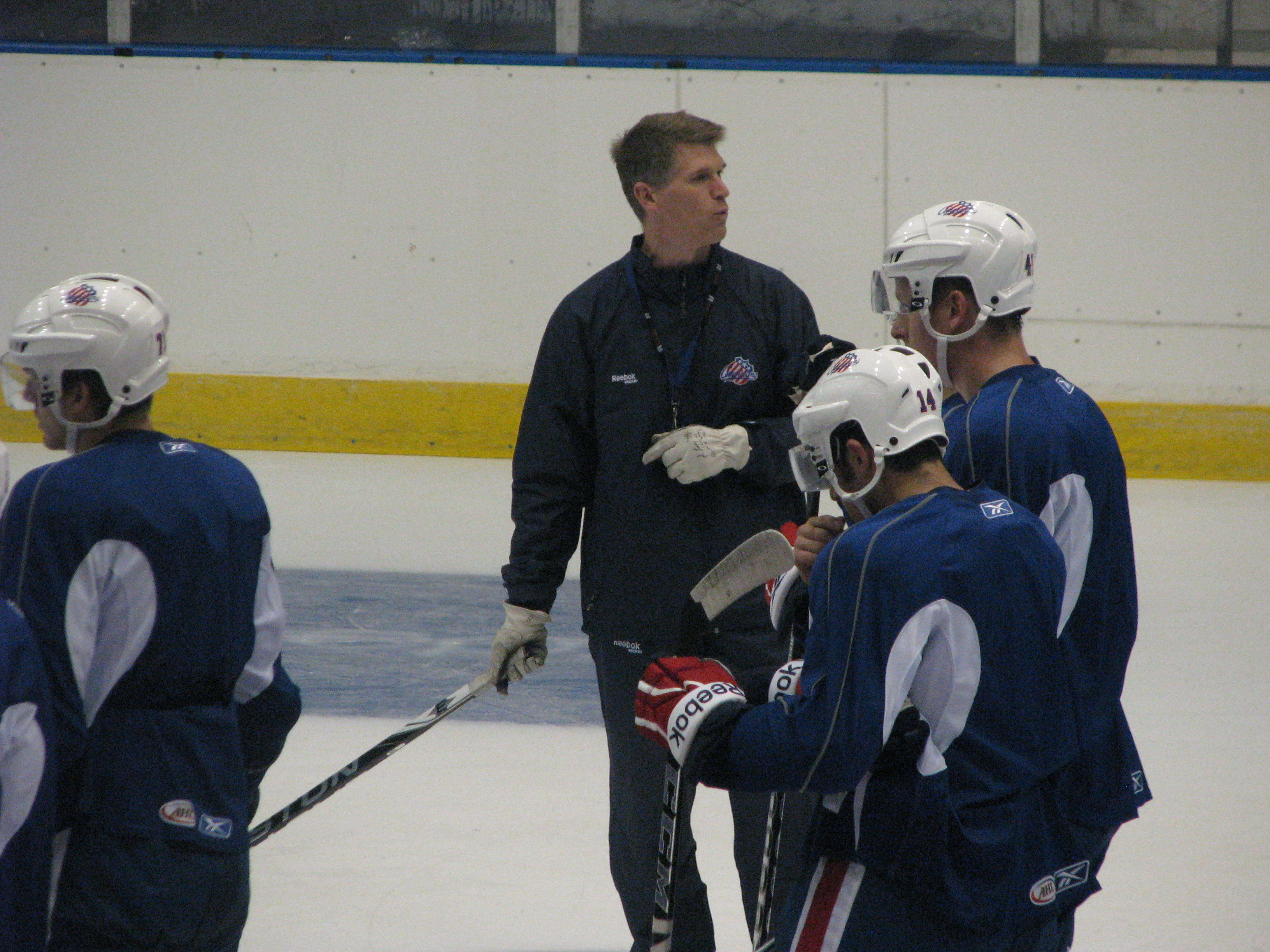 Amerks Head Coach Ron Rolstons Practice Gloves