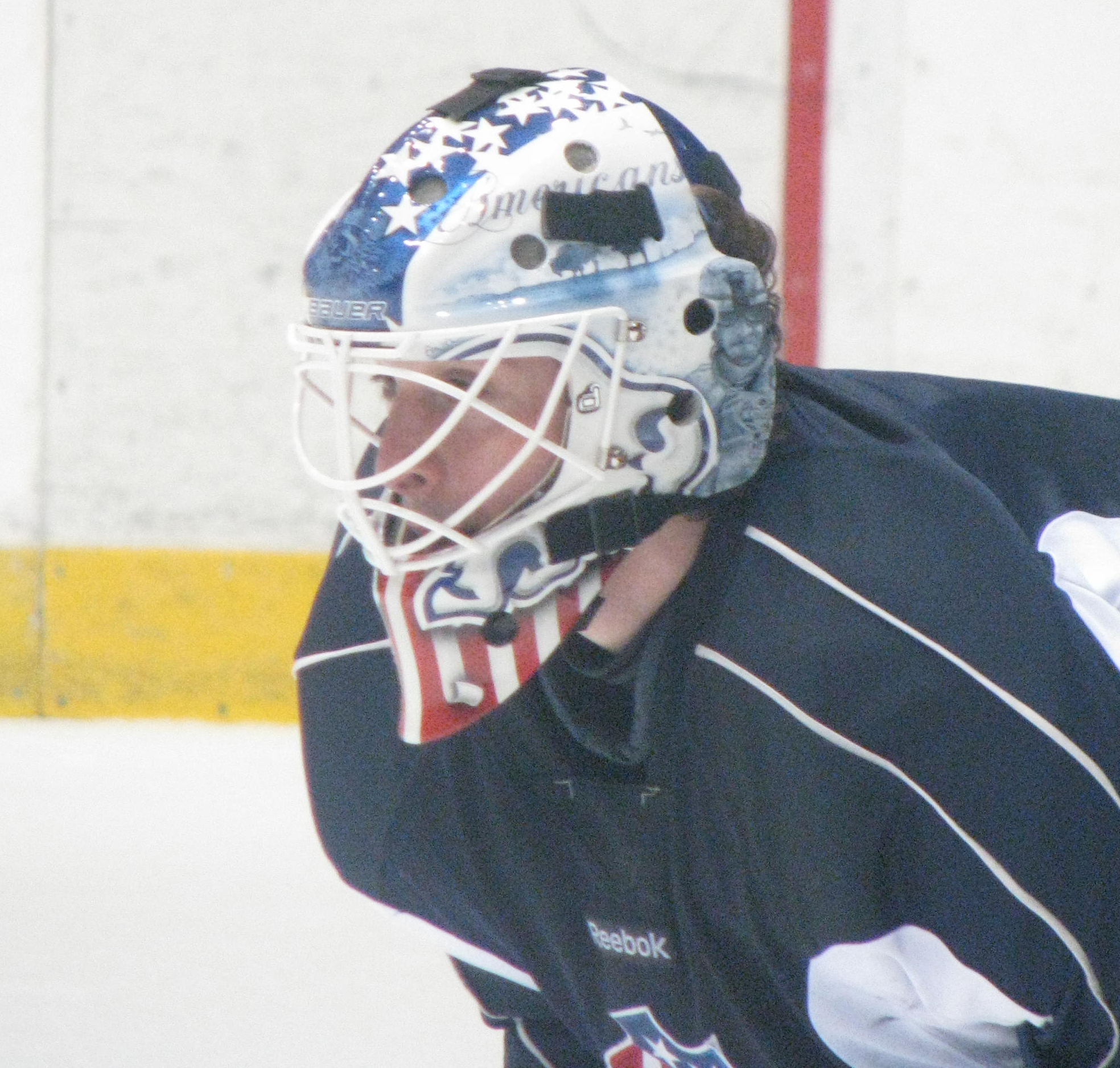 New Goalie Helmet for Amerks David Leggio