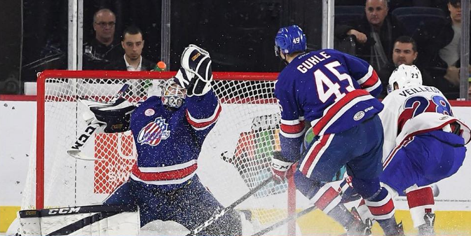 Amerks Win in OT after Late Third Period Comeback