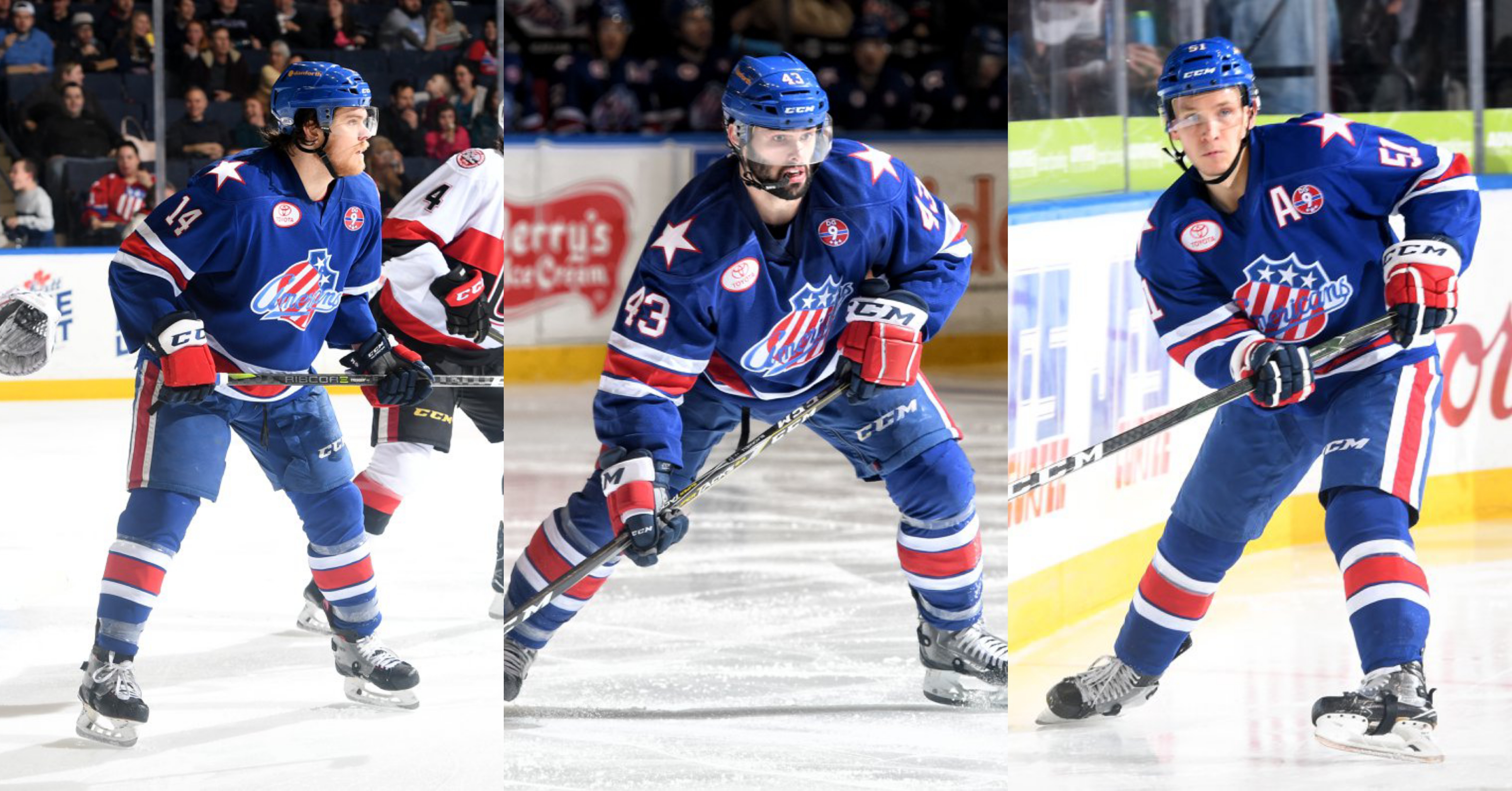 Three Harvard Friends are Leading the Amerks at Center