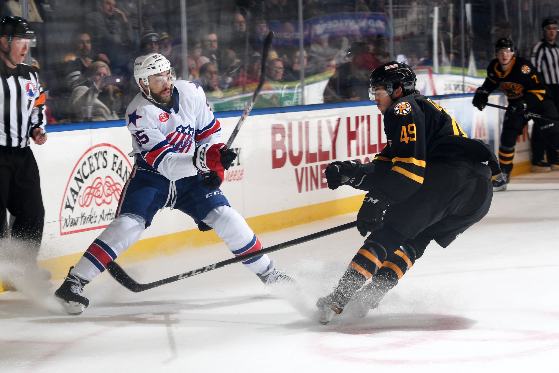 Bailey and Johansson Lead Amerks in a Lucky Win