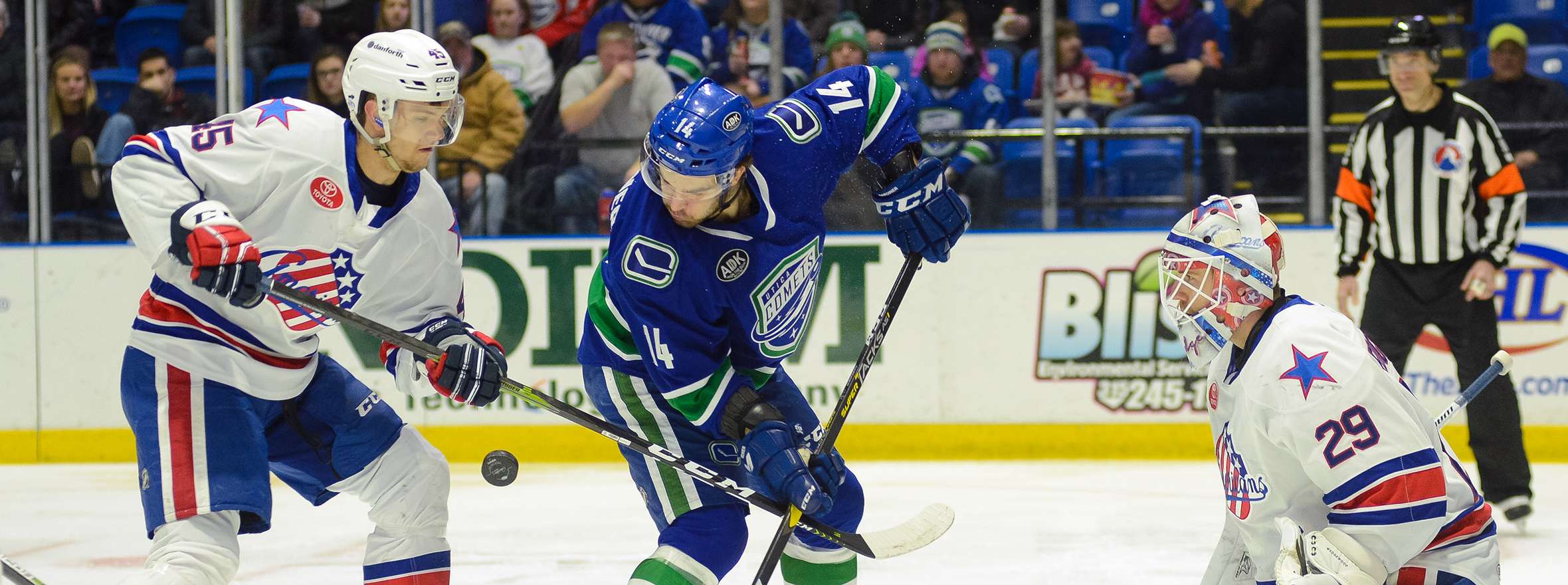 Amerks Erase Three Goal Deficit and Win in Overtime