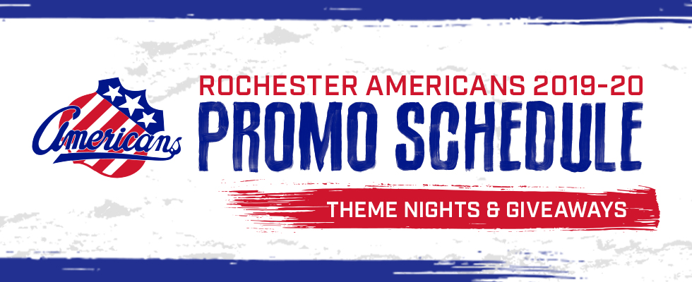 Amerks Announce 2019-2020 Promotion Schedule