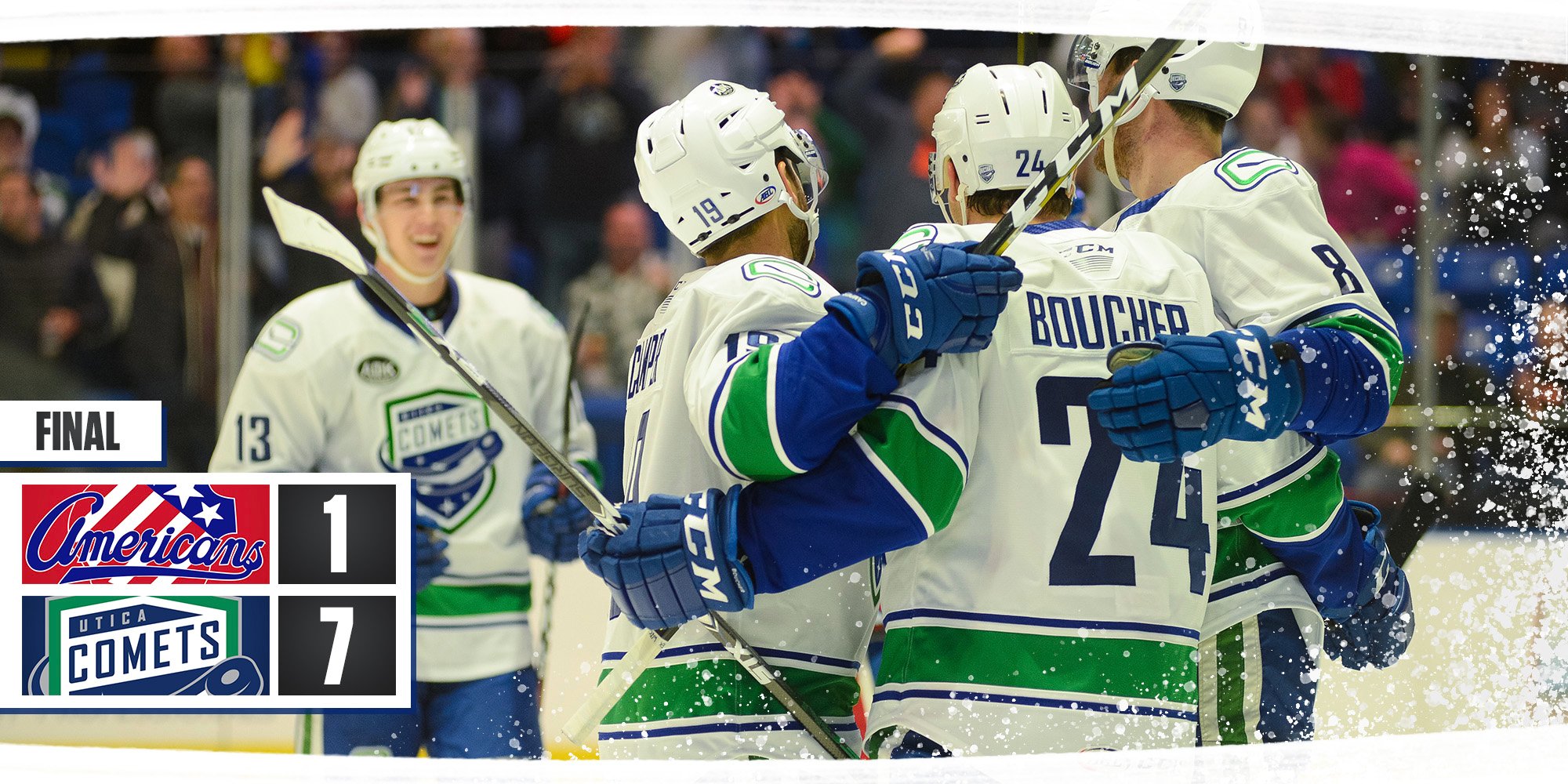 Recap: Comets Scored Seven and Rocked the Amerks